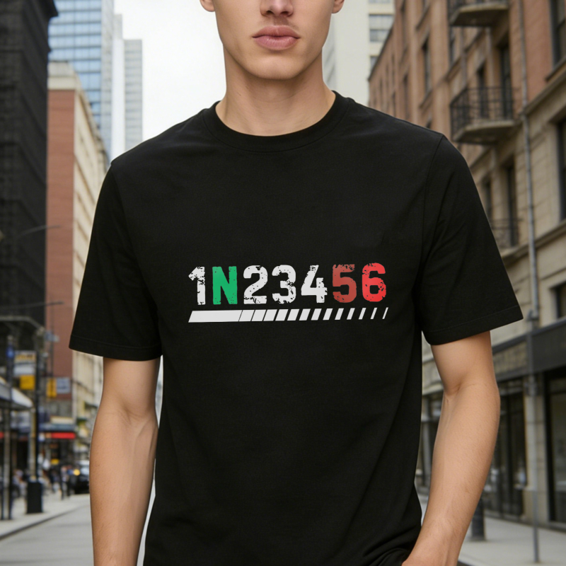 Number Sequence Design T-shirt