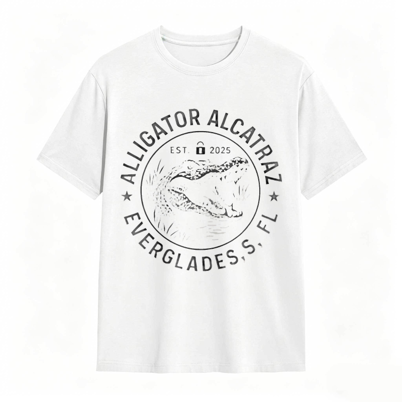 Alligator Alcatraz Everglades Fl Est 2025 Unisex Classic T-shirt