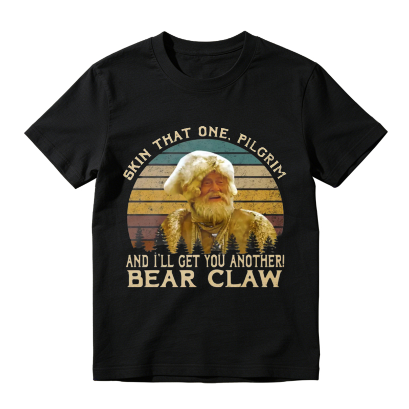 Skin That One Pilgrim And Ill Get You Another Bear Claw Vintage Retro Unisex Classic T-shirt