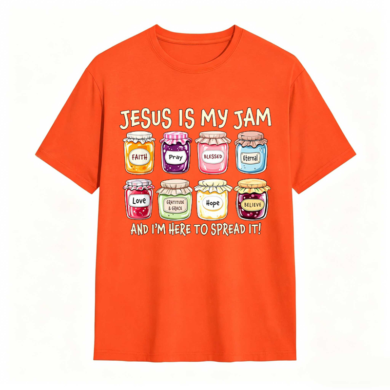 Jesus ls My Jam Christian Graphic T-shirt