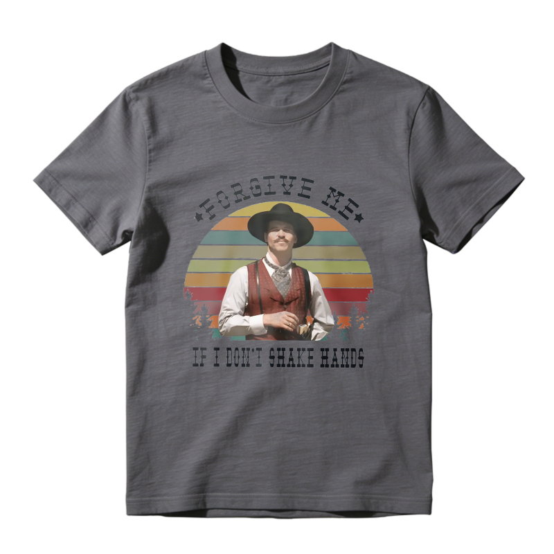 Forgive Me If I Don T Shake Hands Cowboy Western Vintage Retro Unisex Classic T-shirt