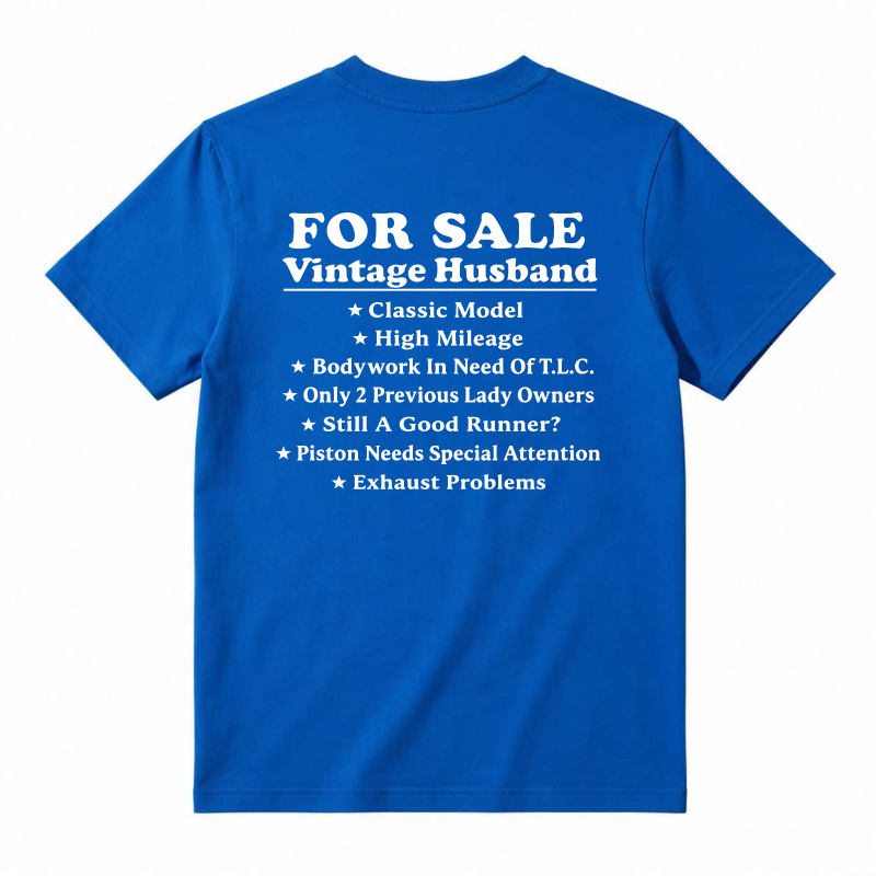 For Sale Vintage Husband Classic Model High Mileage Bodywork In Need Of T L C Only 2 Previous Lady Owners Still A Good Runner Piston Needs Special Attention Exhaust Problems Unisex Classic T-shirt