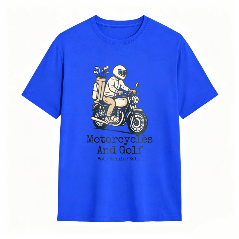 Motorcycles And Golf Both Require Skills Unisex Classic T-shirt
