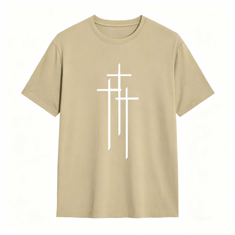Three Crosses Design Unisex Classic T-shirt