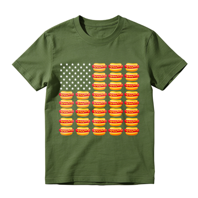 American Flag Donut Design Unisex Classic T-shirt