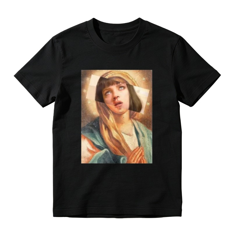 Vintage Religious Saint Mary Art Print Unisex Classic T Shirt