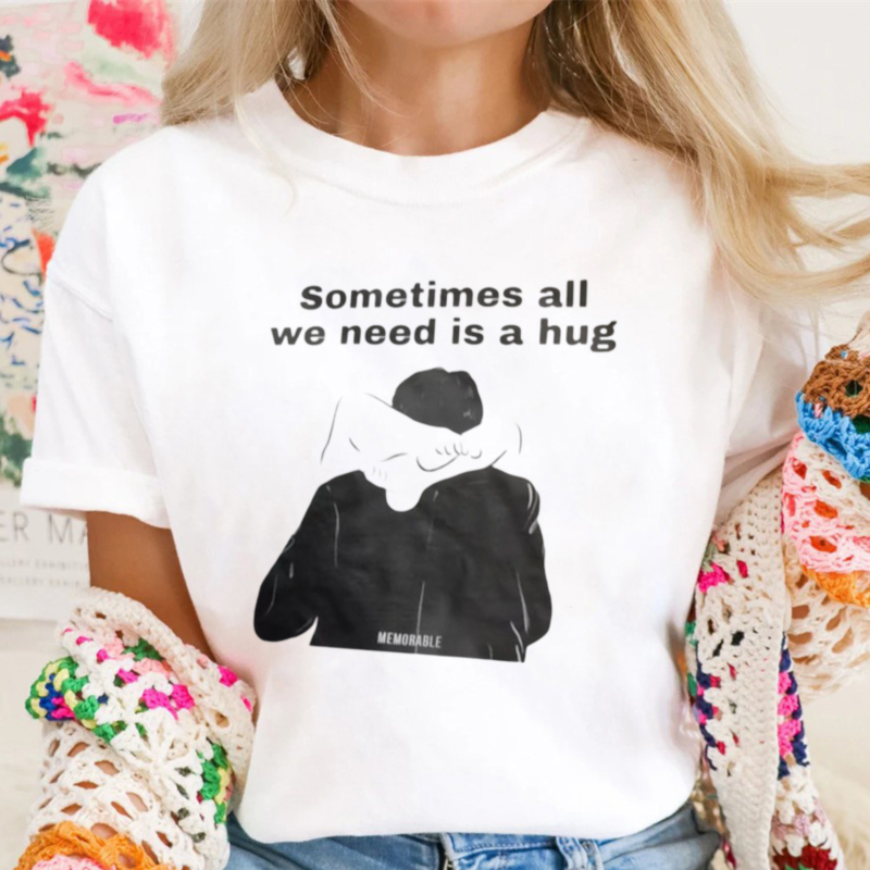 Sometimes All We Need Is A Hug Graphic Unisex Classic Hoodie