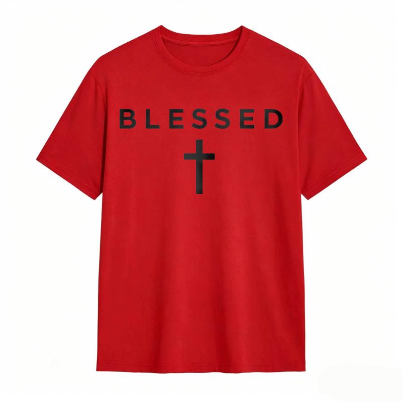Blessed Cross Design Unisex Classic T-shirt