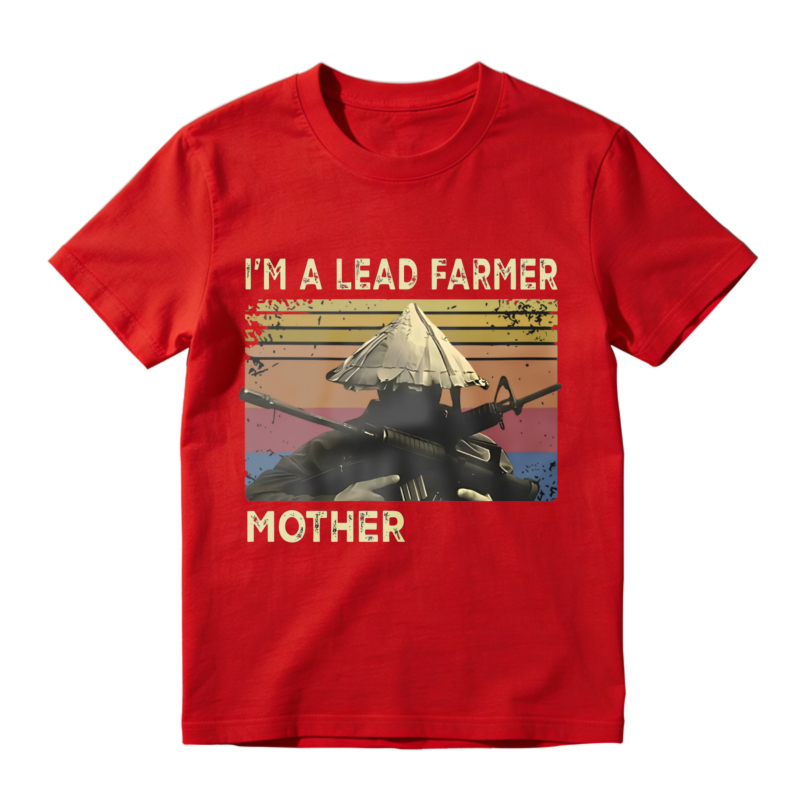 I'm A Lead Farmer Mother Vintage Retro Graphic Unisex Classic T-shirt
