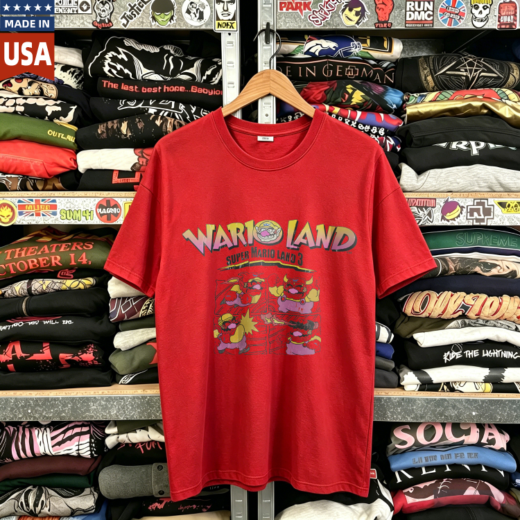 CozTee Wario Land: Super Mario Land 3 Graphic T-Shirt