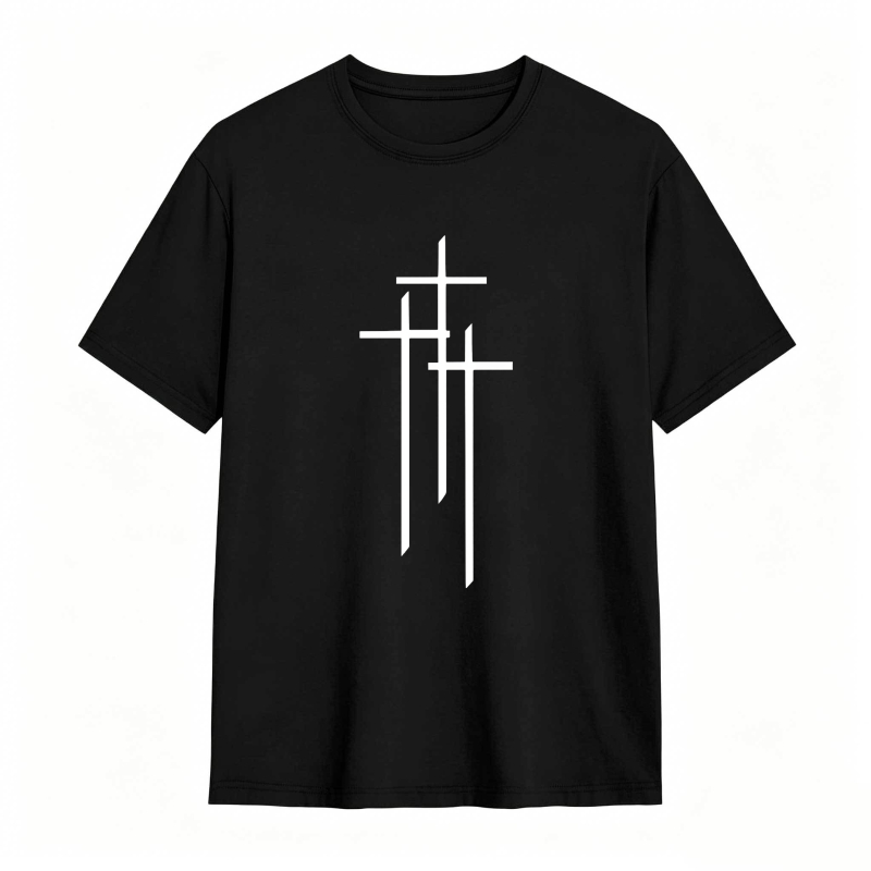Three Crosses Design Unisex Classic T-shirt