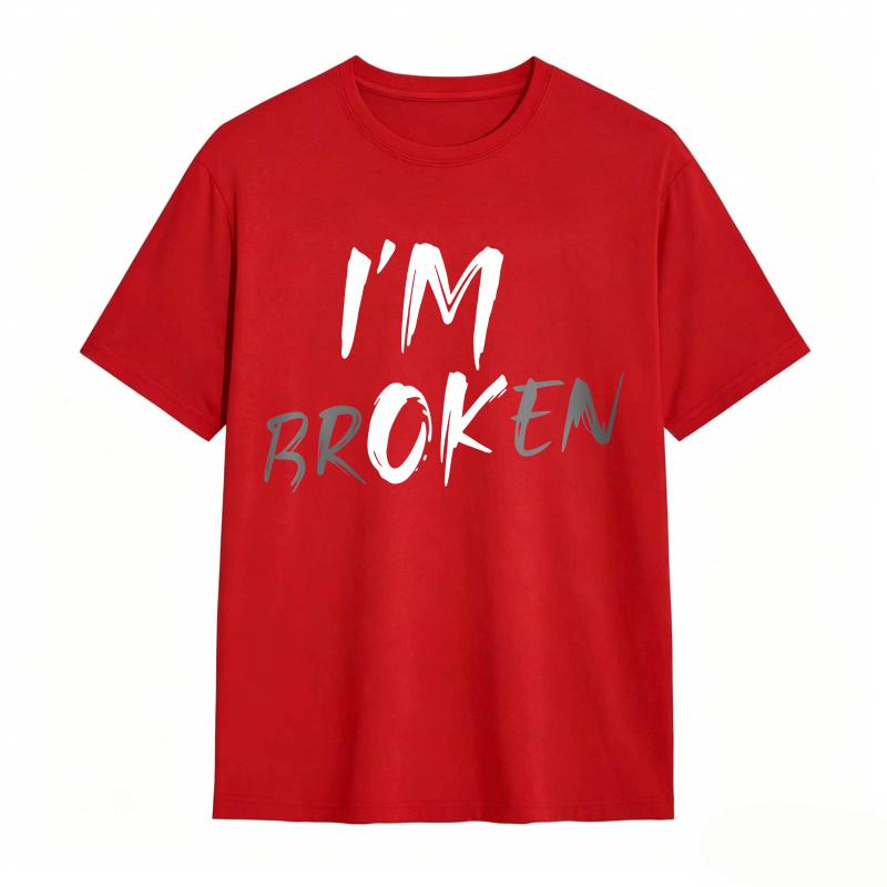 Im Broken Text Design Unisex Classic T-shirt