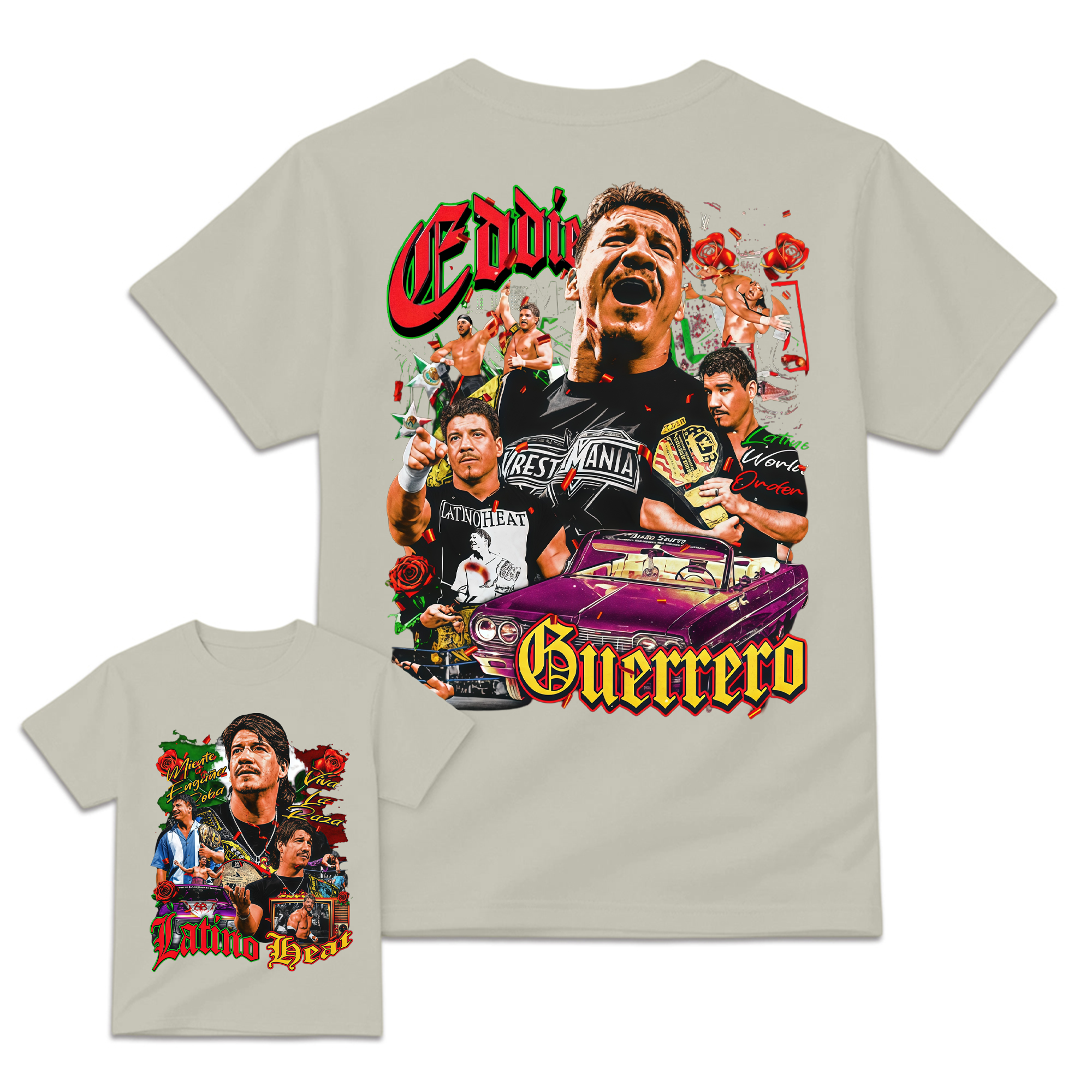 Vintage Wrestling Tee, Men's Classic Fit Short Sleeve Graphic Top, 100% Cotton Streetwear , Shortsleeve, Tops, Clothes, Menswear, Print