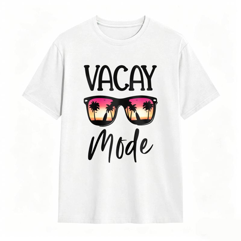 Vacay Mode Sunglasses Palm Tree Sunset Design Unisex Classic T-shirt