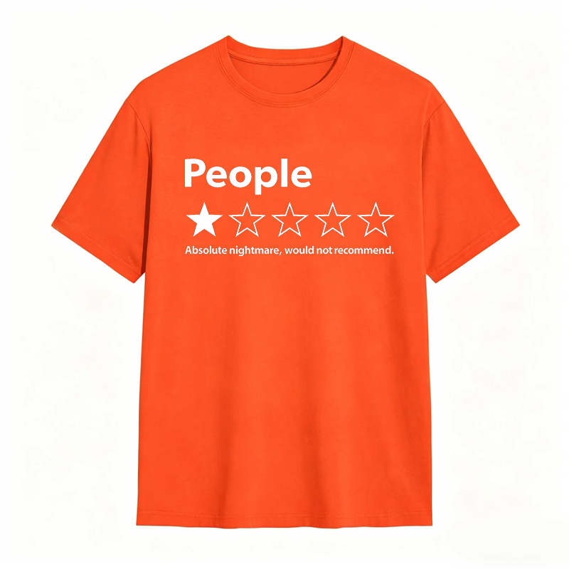 Funny Review People One Star Absolute Would T-Shirt