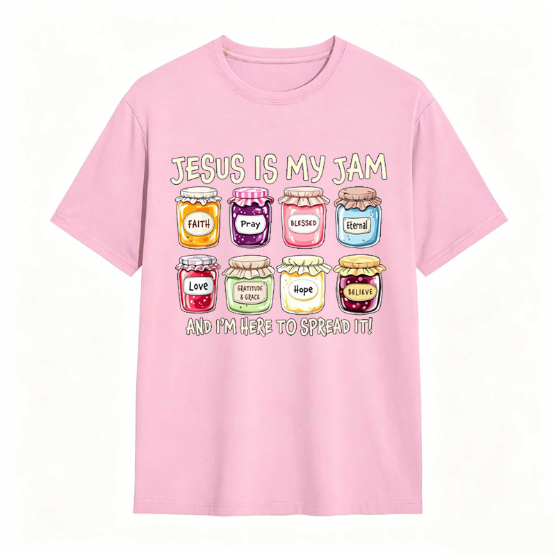 Jesus ls My Jam Christian Graphic T-shirt
