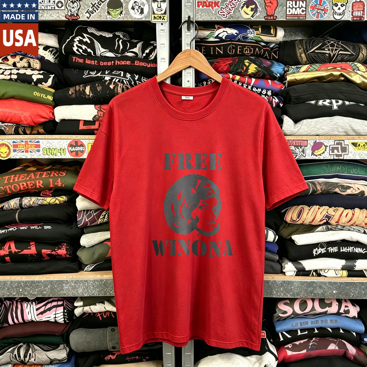 CozTee 90s Free Winona Ultra Rare Graphic T-Shirt