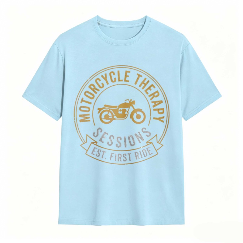 Motorcycle Therapy Sessions Est First Ride T-shirt