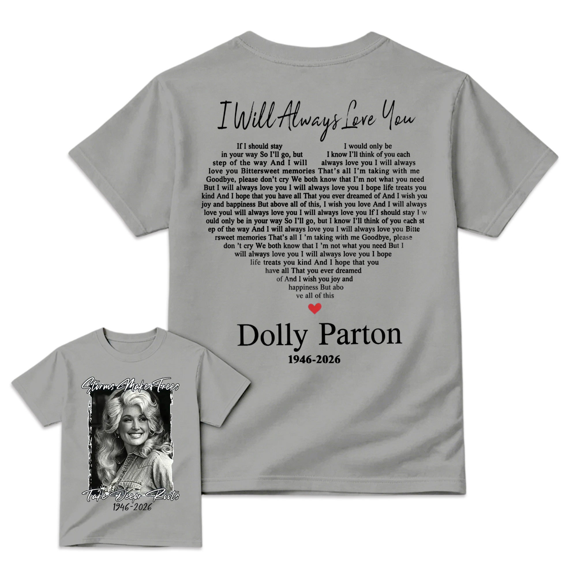 Dolly Parton 1946 - 2026 Shirt, I Will Always Love You Tee