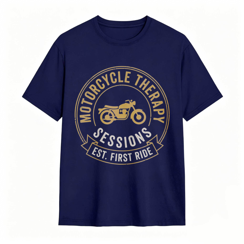 Motorcycle Therapy Sessions Est First Ride T-shirt