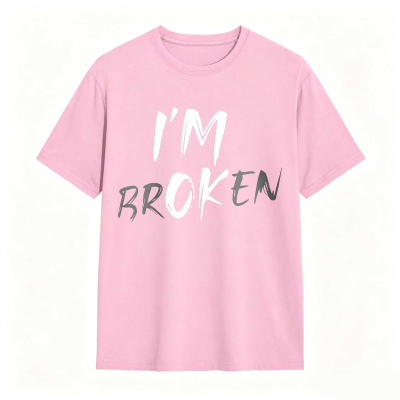 Im Broken Text Design Unisex Classic T-shirt