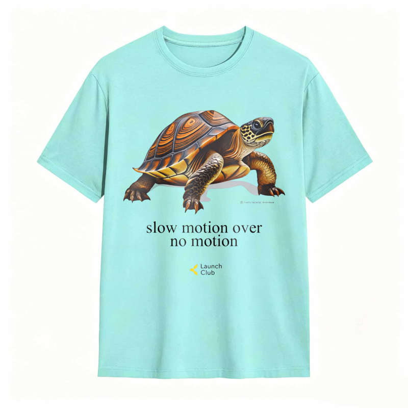 Turtle Slow Motion Over No Motion Unisex Classic T-shirt