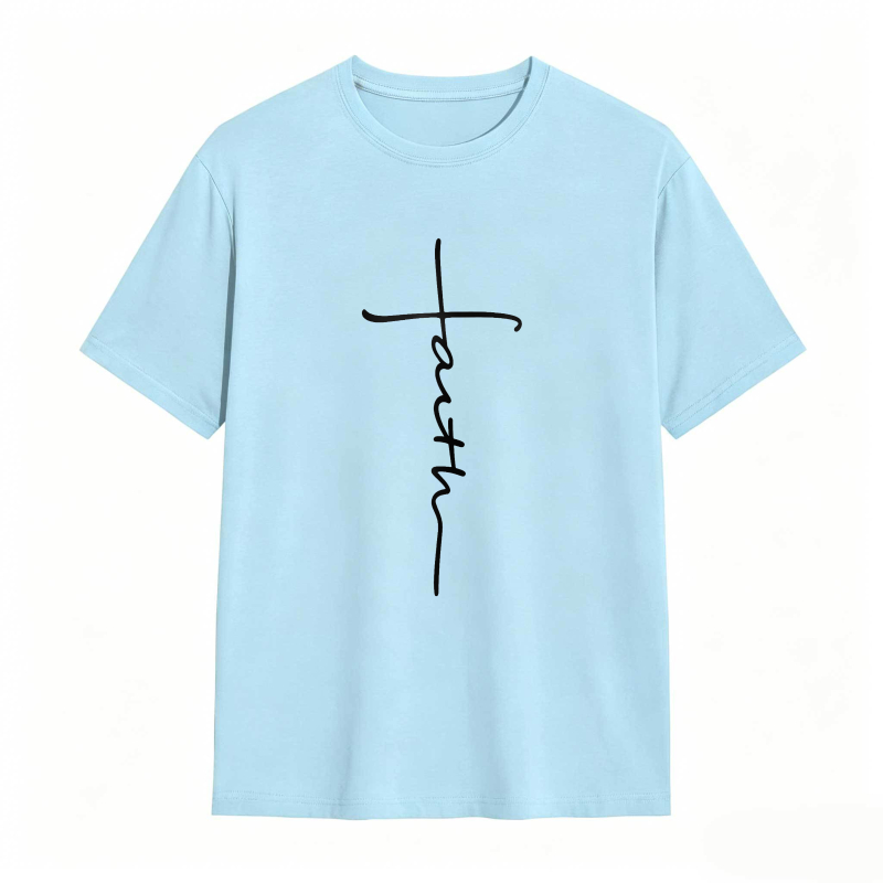 Faith Cross Print Unisex Classic T-shirt