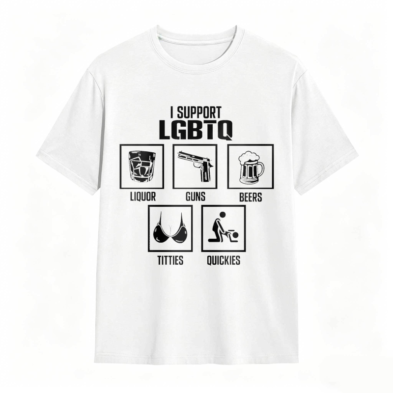 I Support LGBTQ Shirt Funny Meme Shirt