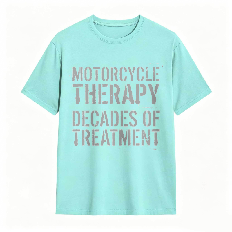 Motorcycle Therapy Decades Of Treatment T-shirt