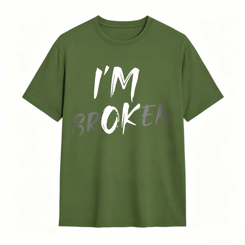 Im Broken Text Design Unisex Classic T-shirt