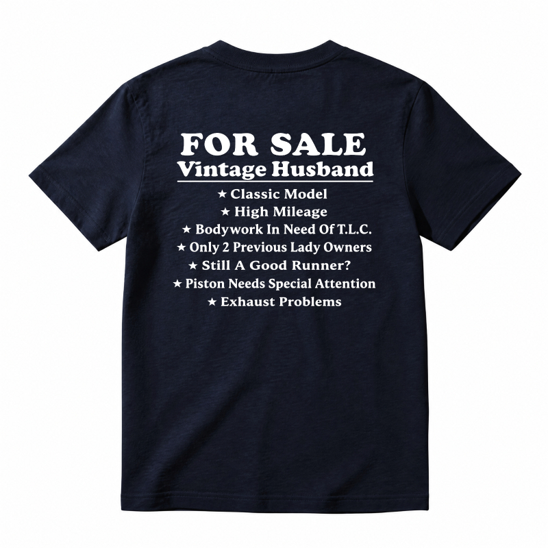For Sale Vintage Husband Classic Model High Mileage Bodywork In Need Of T L C Only 2 Previous Lady Owners Still A Good Runner Piston Needs Special Attention Exhaust Problems Unisex Classic T-shirt