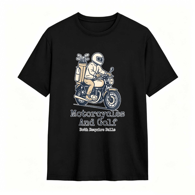 Motorcycles And Golf Both Require Skills Unisex Classic T-shirt