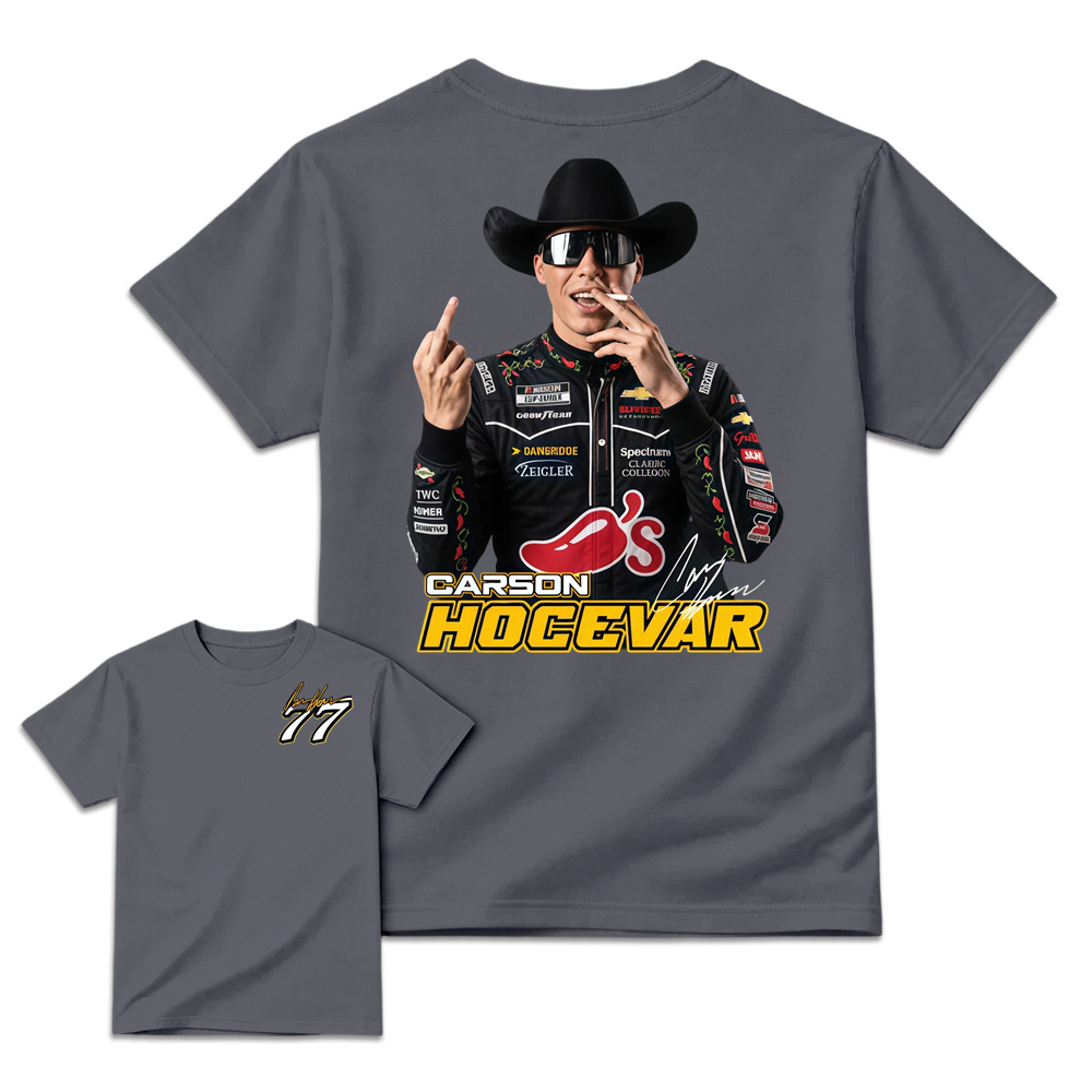 Carson H0cevar Fight Shirt, Hocevar Racing TShirt, Vintage NASCAR Graphic Tee, Hocevar Racing Fan Gift, Number 77