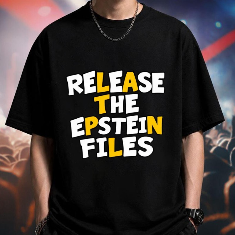 Release The Files Shirt, Political Statement Graphic Tee, Black Civic Protest T-Shirt, Truth Seeker Gift
