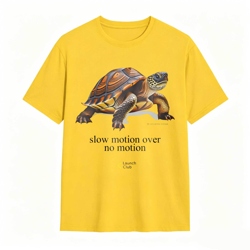 Turtle Slow Motion Over No Motion Unisex Classic T-shirt