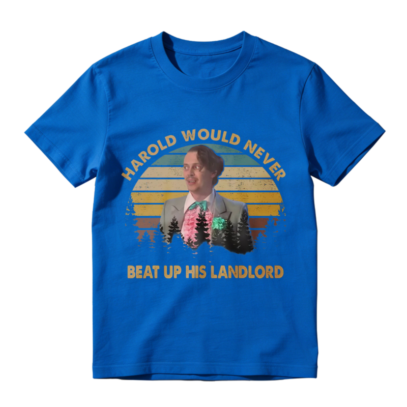Harold Would Never Beat Up His Landlord Vintage Portrait Unisex Classic T-shirt