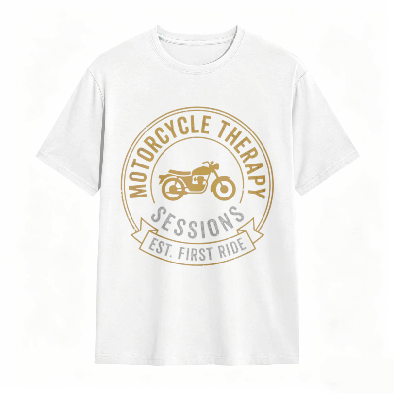 Motorcycle Therapy Sessions Est First Ride T-shirt