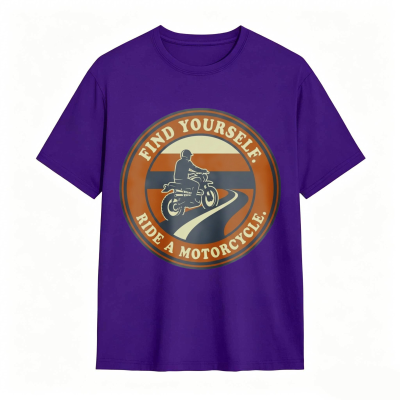 Find Yourself Ride A Motorcycle Graphic T-shirt