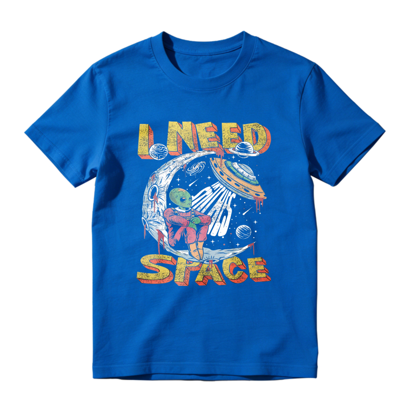 I Need Space Alien In Spaceship Unisex Classic T-shirt