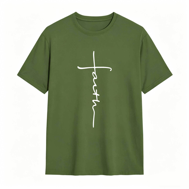 Faith Cross Print Unisex Classic T-shirt