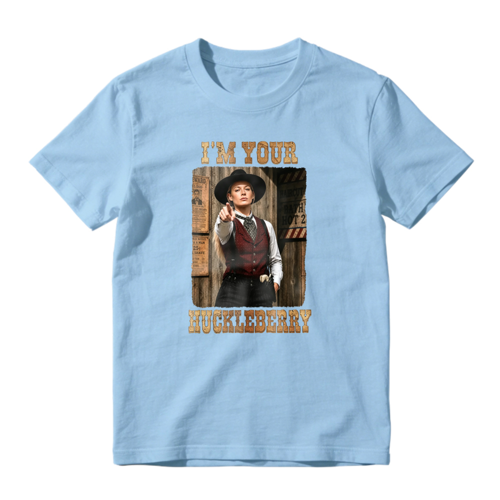 I'm Your Huckleberry Western Movie Quote Vintage Graphic Unisex Classic T-shirt
