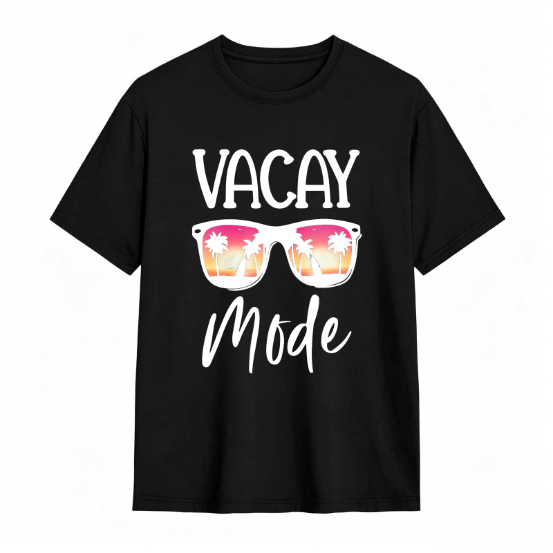 Vacay Mode Sunglasses Palm Tree Sunset Design Unisex Classic T-shirt