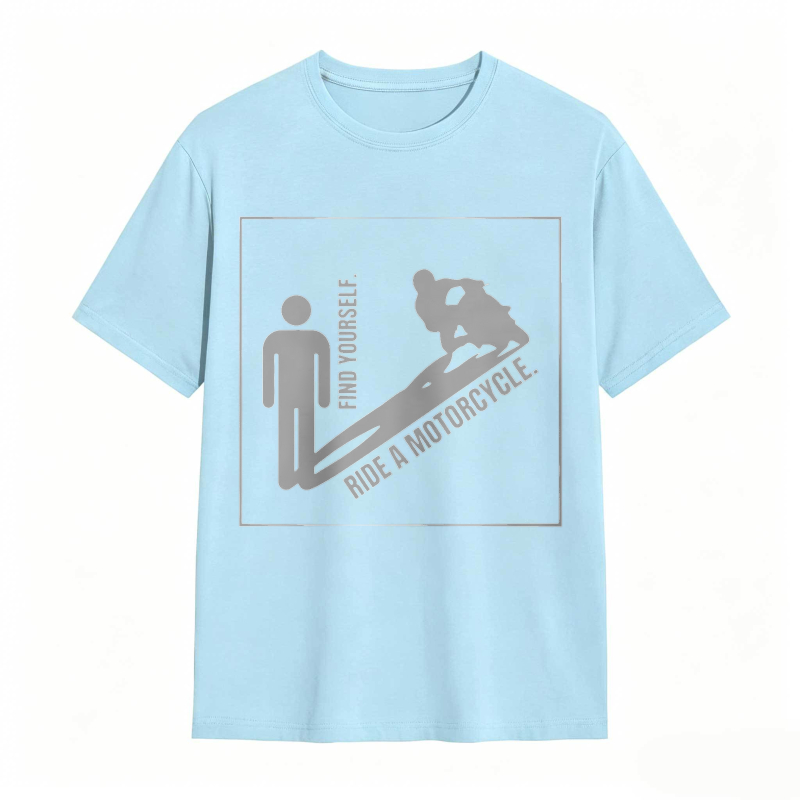 Find Yourself Ride A Motorcycle Graphic T-shirt