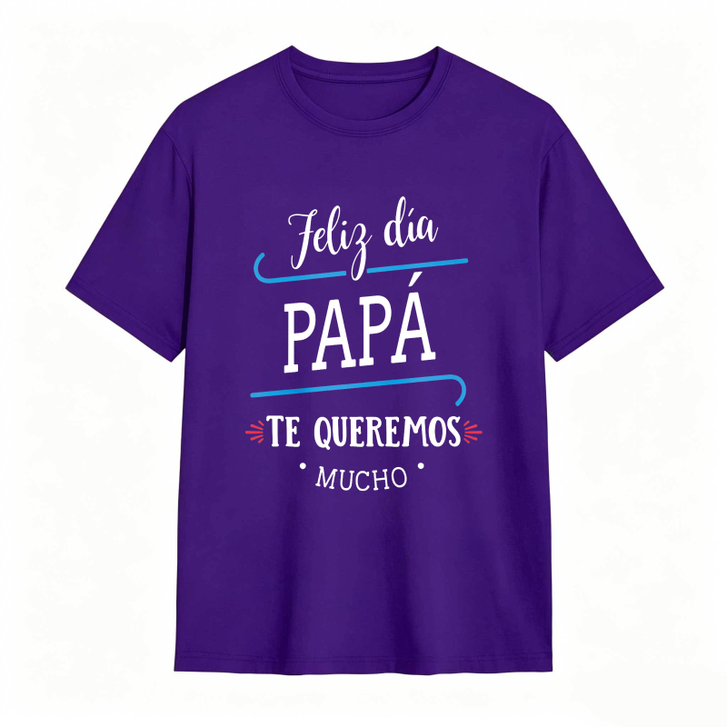 Happy Fathers Day Dad We Love You So Much Unisex Classic T-shirt