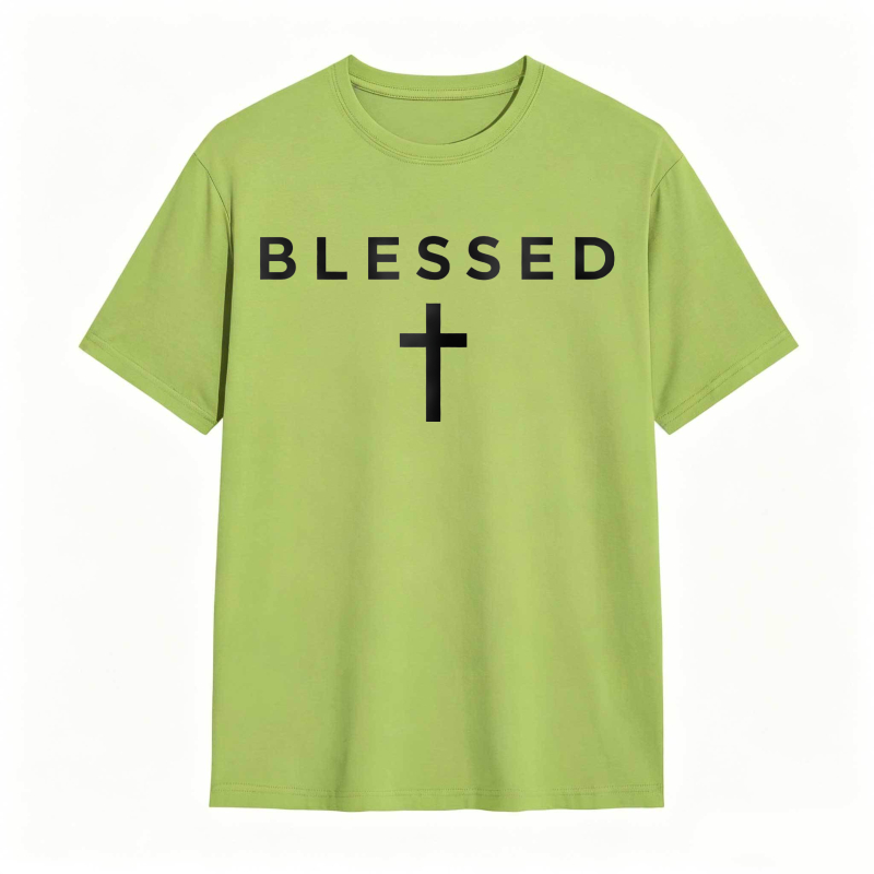 Blessed Cross Design Unisex Classic T-shirt