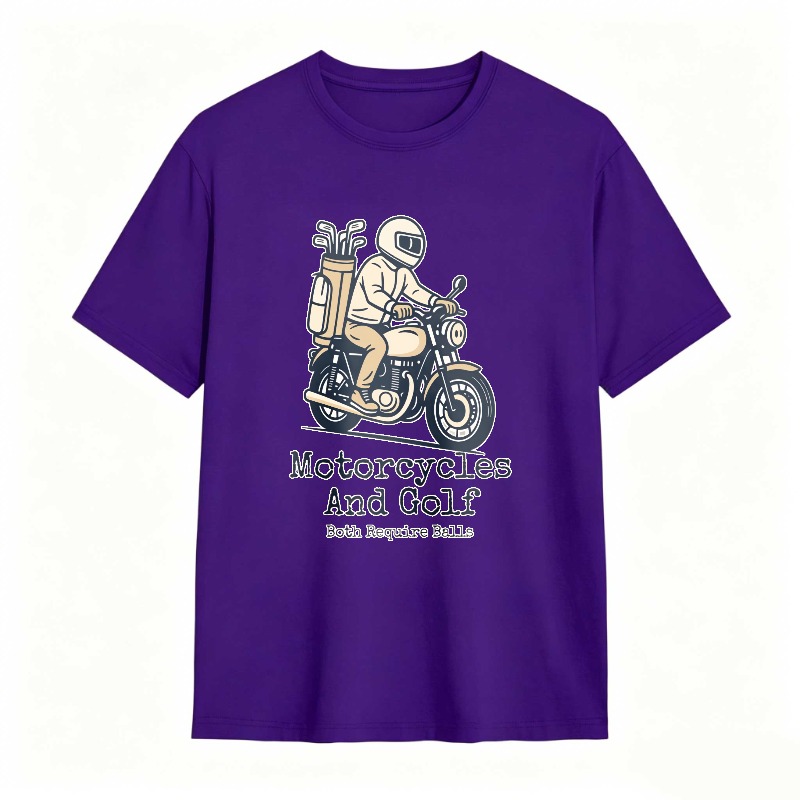 Motorcycles And Golf Both Require Skills Unisex Classic T-shirt