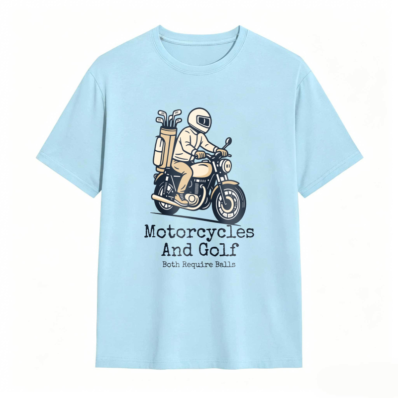 Motorcycles And Golf Both Require Skills Unisex Classic T-shirt