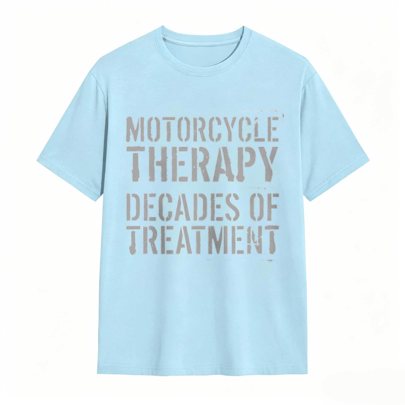 Motorcycle Therapy Decades Of Treatment T-shirt