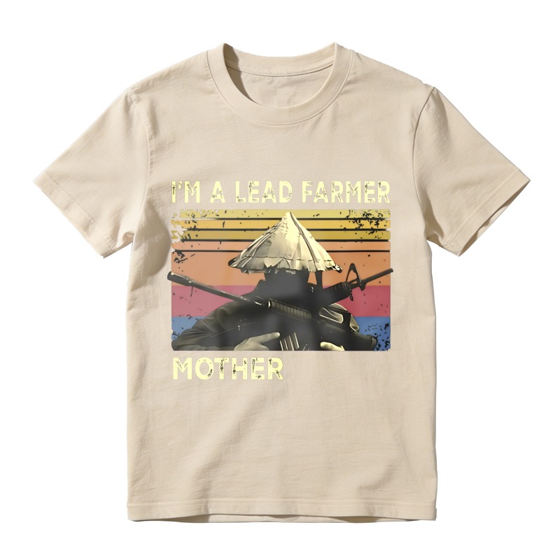 I'm A Lead Farmer Mother Vintage Retro Graphic Unisex Classic T-shirt