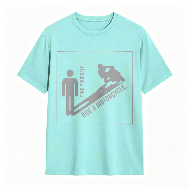 Find Yourself Ride A Motorcycle Graphic T-shirt
